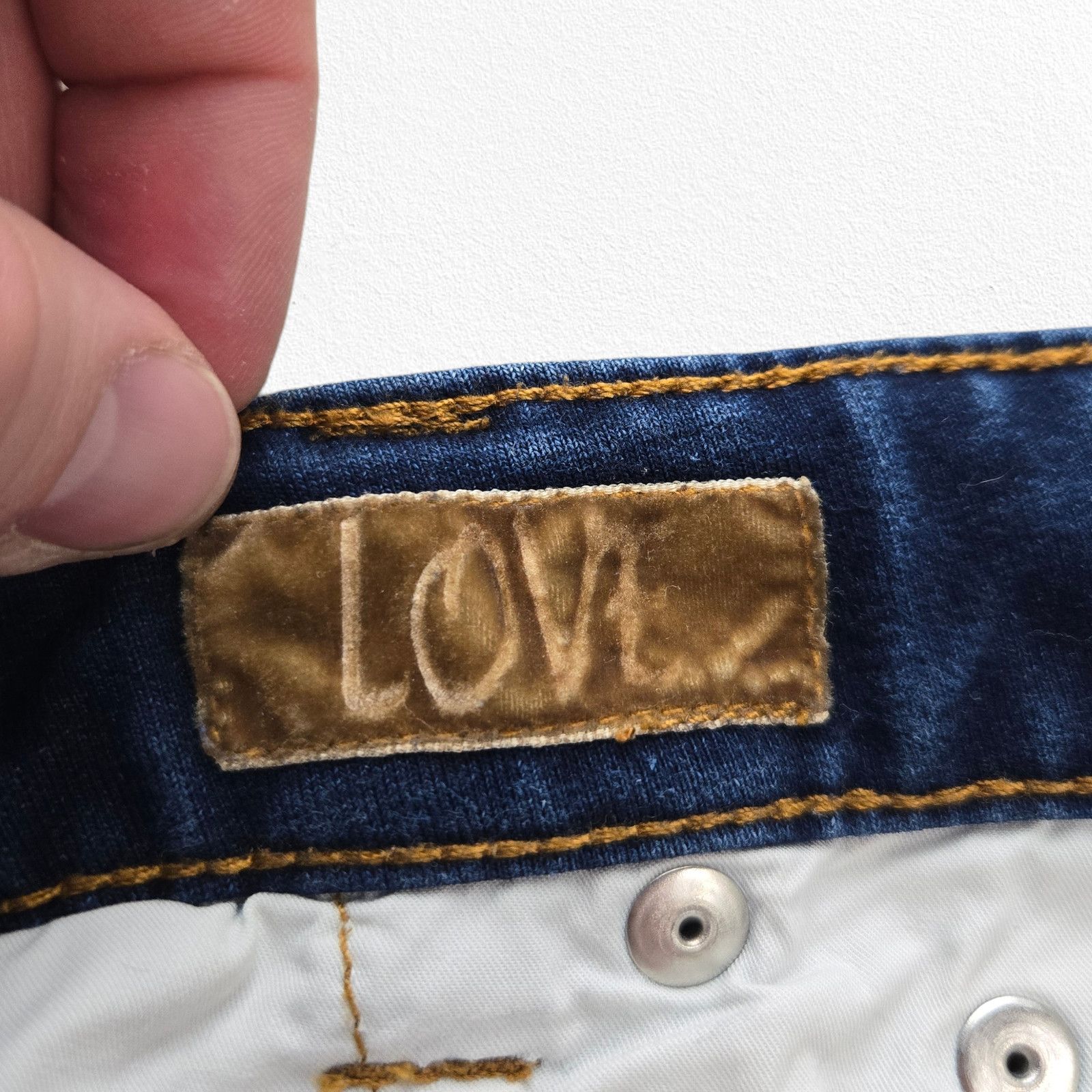 Other Dark Wash Mid Rise Straight Leg Stretch Denim Jeans Size 8 Size 30" / US 8 / IT 44 - 7 Thumbnail