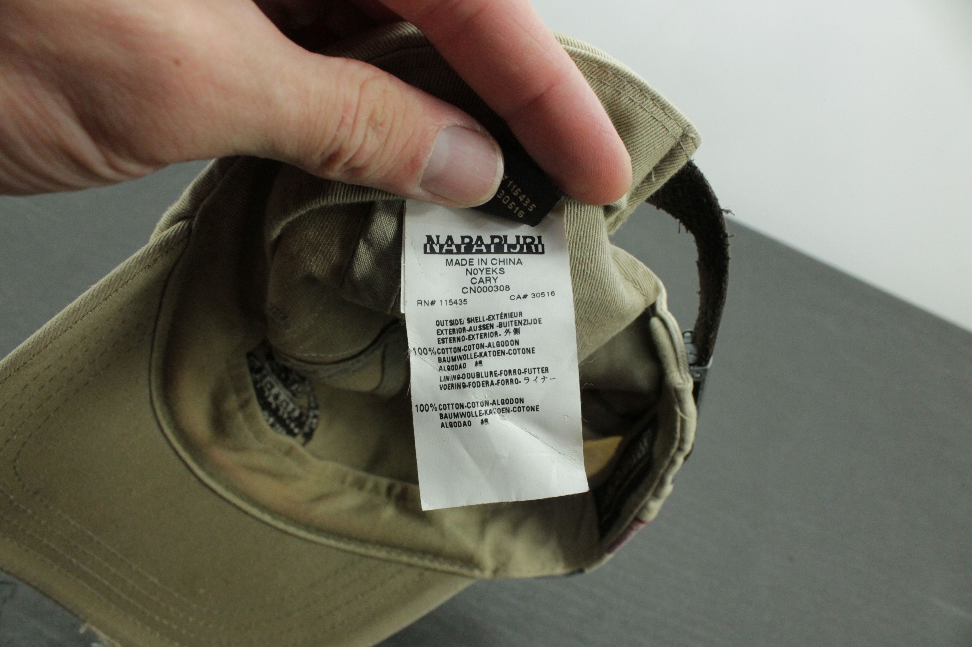 Napapijri Napapijri Beige Cotton Distressed Cap Size ONE SIZE - 9 Thumbnail