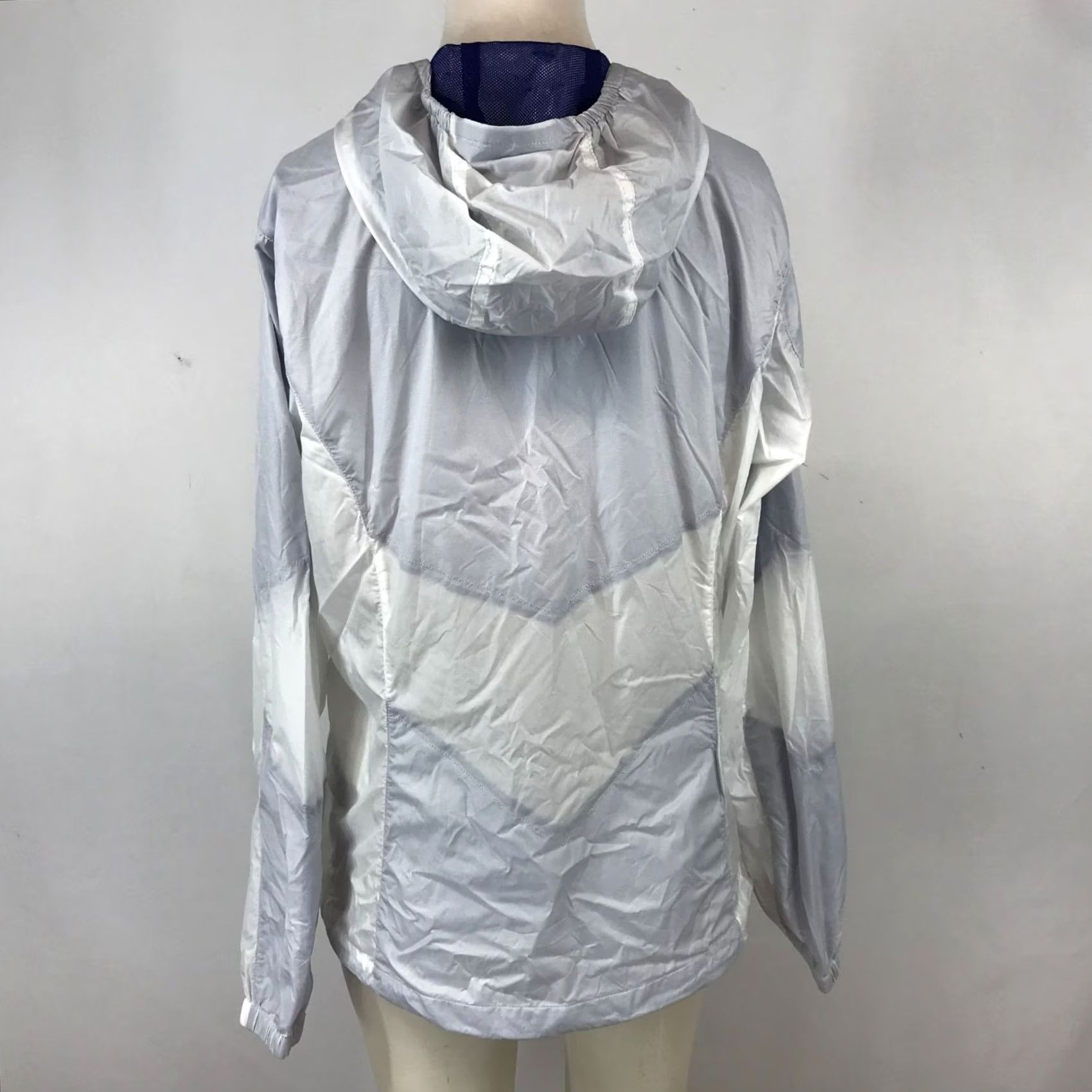Eddie Bauer EDDIE BAUER Womens LARGE White Purple Lightweight Hooded Jacket Coat Shirt? Size L / US 10 / IT 46 - 5 Thumbnail