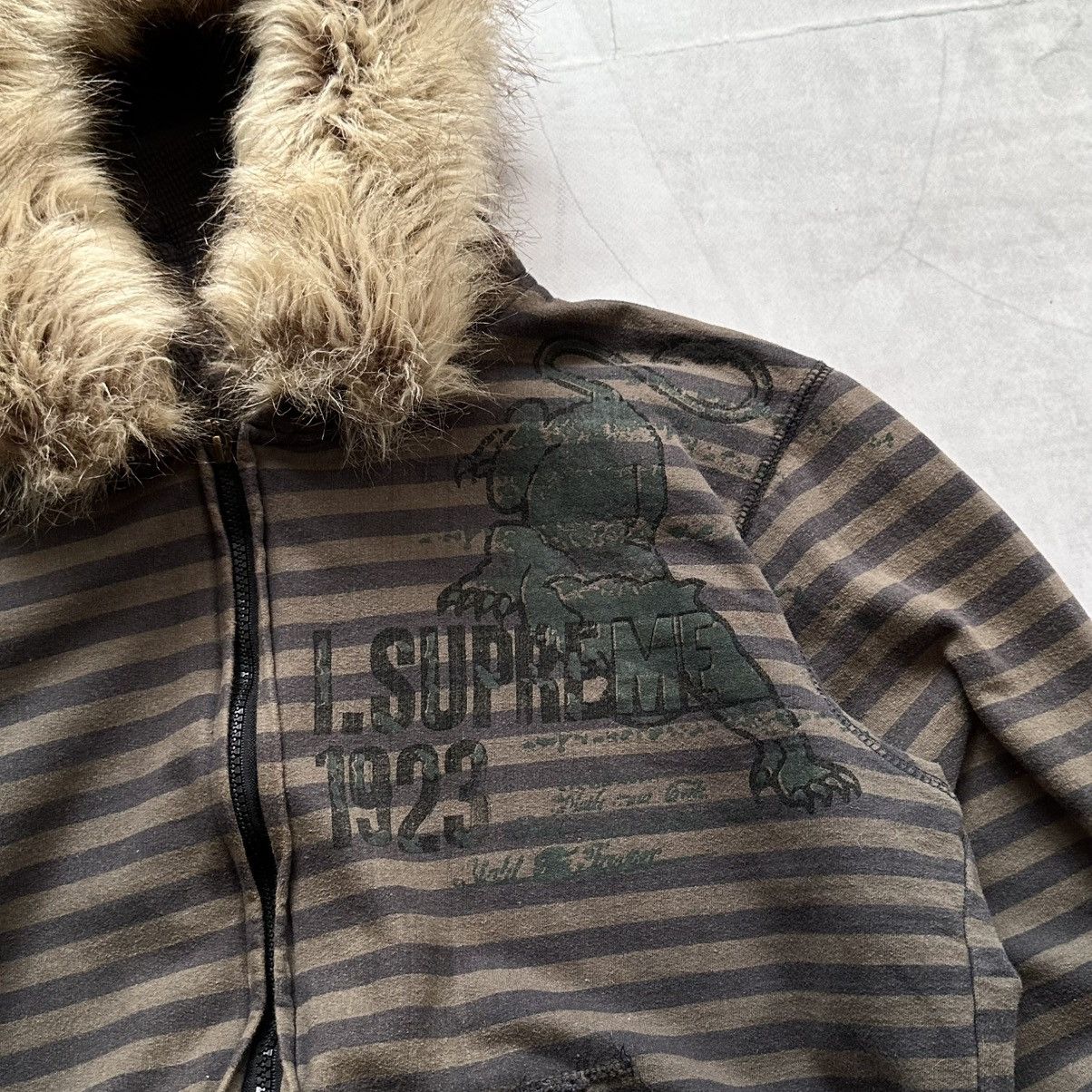 Hysteric Glamour × Undercover Striped If Six Was Nine LGB Vibe Fur Zip Hoodie Jacket Size US S / EU 44-46 / 1 - 3 Thumbnail
