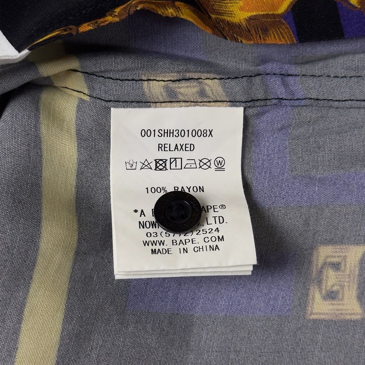 Bape Bape Double Ape Head Relaxed Shirt Black 2021 Size US S / EU 44-46 / 1 - 12 Thumbnail