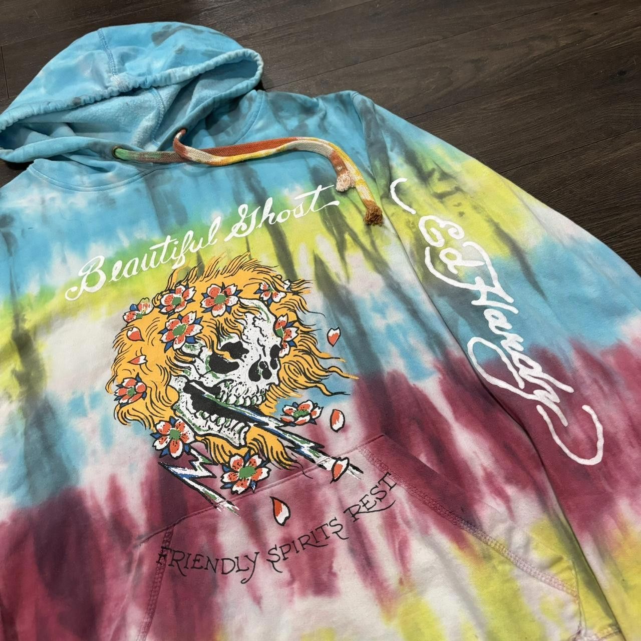 Ed Hardy Ed hardy beautiful ghost friendly spirits rest hoodie L Size US L / EU 52-54 / 3 - 1 Thumbnail