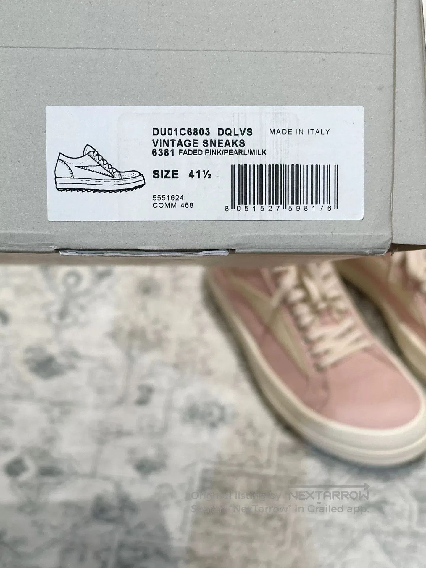 Rick Owens Rick Owens x Vans Canvas Pink Shoes. Size US 8.5 / EU 41-42 - 9 Thumbnail