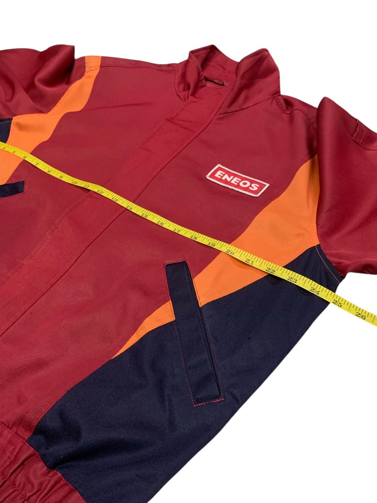 Vintage Vintage Eneos "Initial D" Big Logo Zipper Down Worker Jacket Size US L / EU 52-54 / 3 - 6 Thumbnail