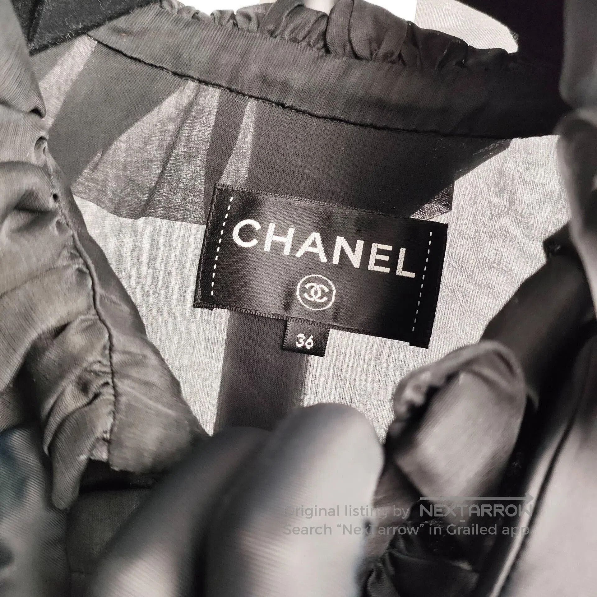 Chanel Chanel Silk Bud Design Jacket. Size XS / US 0-2 / IT 36-38 - 3 Thumbnail