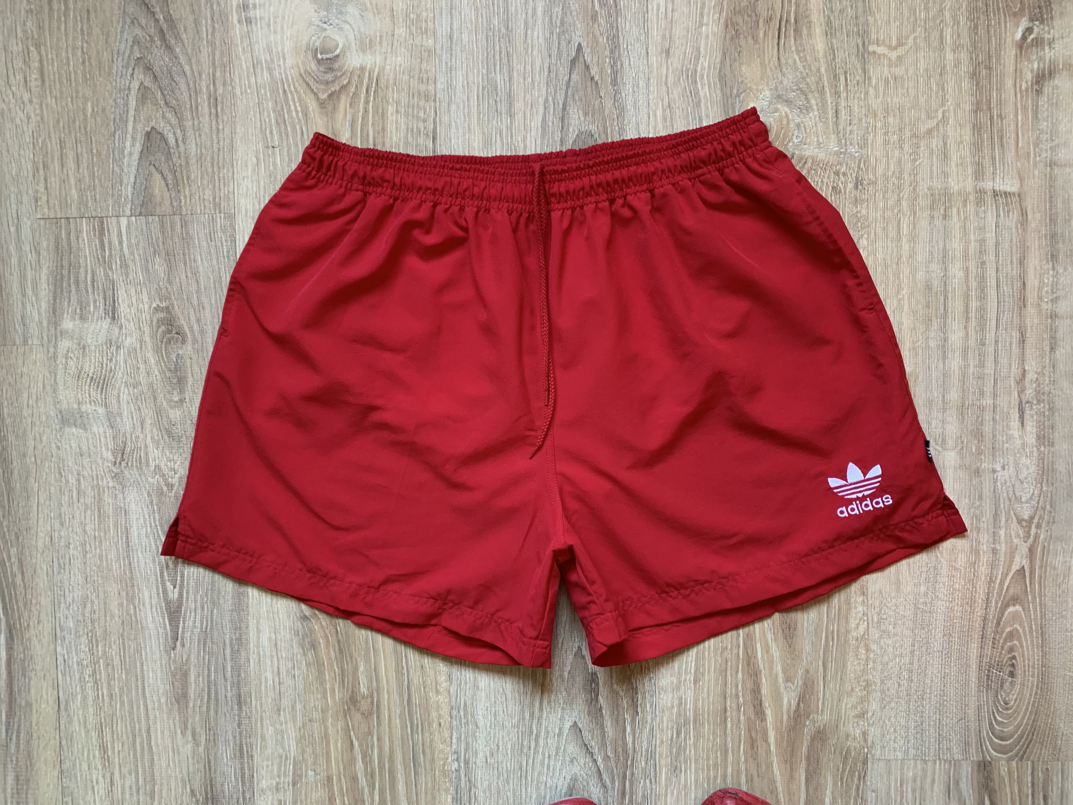 Vintage Adidas Originals Red Shorts 90s