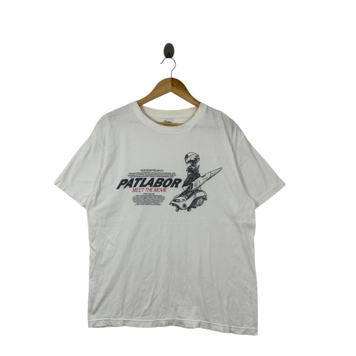 Anime PATLABOR ANIME MOVIE 1999 Tokyo War Cyber Punk Tee Shirt Size US L / EU 52-54 / 3 - 3 Thumbnail
