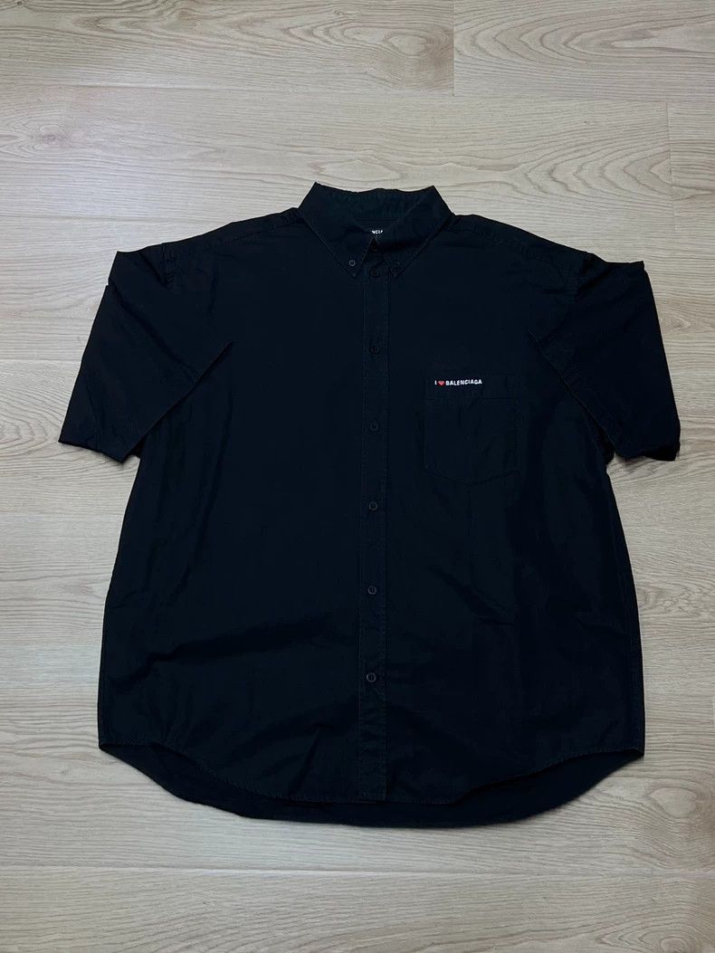 Balenciaga Balenciaga Heart Short Sleeve Shirt - dmc Size US M / EU 48-50 / 2 - 1 Thumbnail