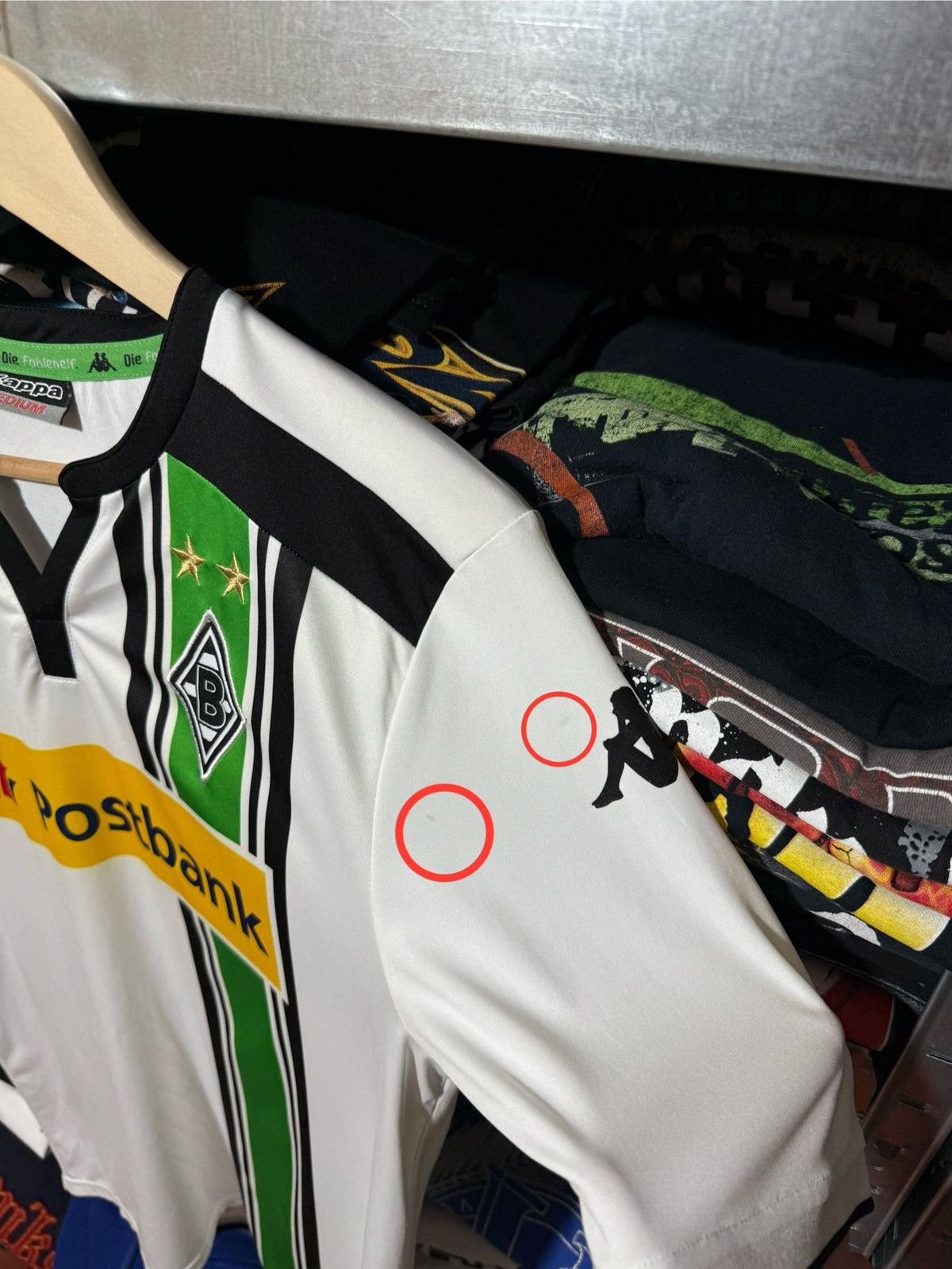 Kappa Kappa borussia mönchengladbach 2015 2016 Home Soccer Jersey Size US M / EU 48-50 / 2 - 8 Thumbnail