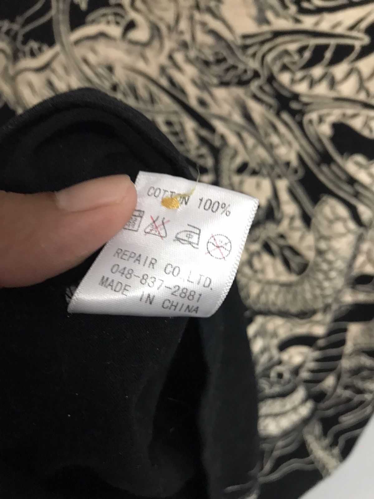 Japanese Brand × Vintage Kenzan Sukajan Dragon Full Print Shirt Size US L / EU 52-54 / 3 - 6 Thumbnail