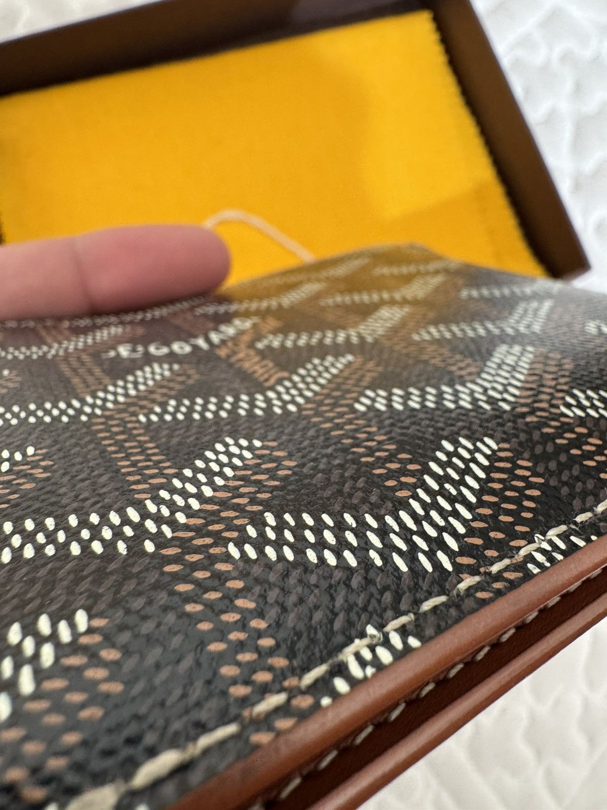 Goyard Goyard x Serviced By E Wallet Size ONE SIZE - 8 Thumbnail