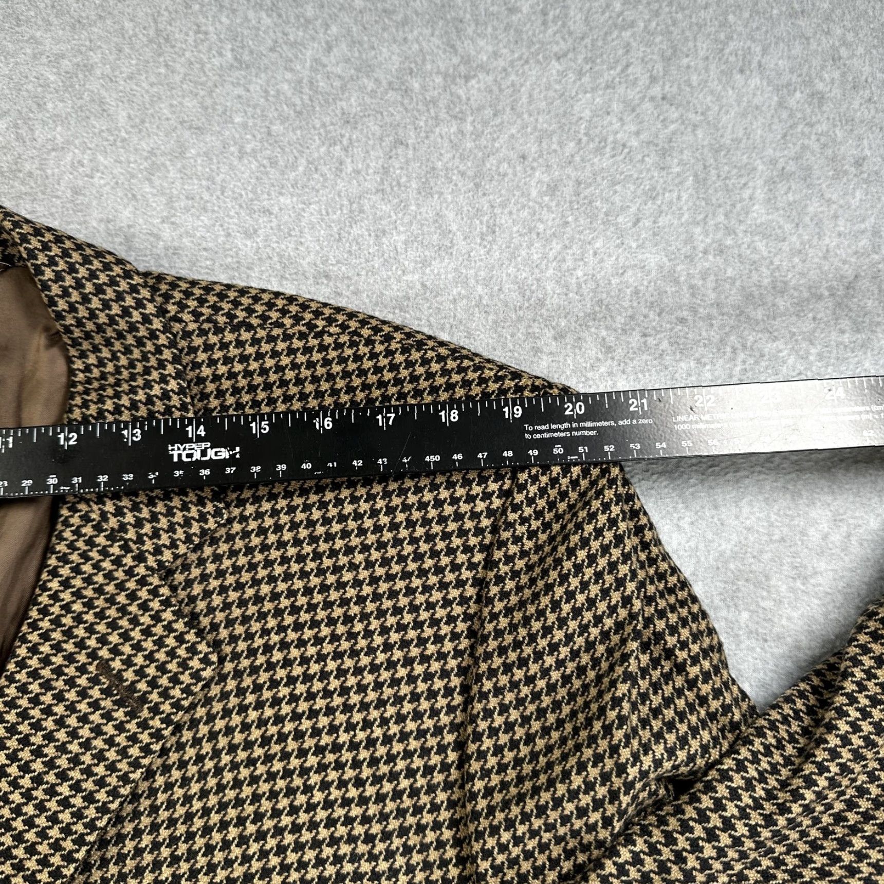 Ermenegildo Zegna VINTAGE Ermenegildo Zegna Sport Coat Blazer Mens 44 Brown Cashmere Tweed Switzerland Size 44R - 6 Thumbnail