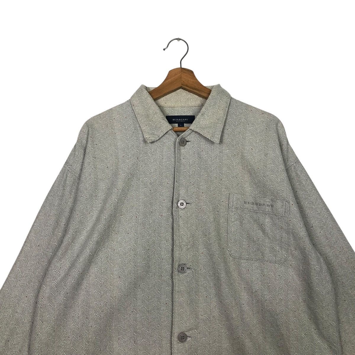 Burberry 🔥VINTAGE BURBERRY LONDON SLEEP WEAR SHIRT BUTTON Size US L / EU 52-54 / 3 - 5 Thumbnail