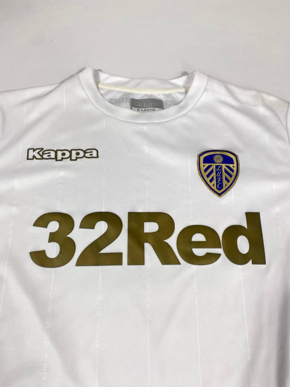 Kappa Leeds United Soccer Jersey Kappa Monogram 2019-20 Home Kit Size US XL / EU 56 / 4 - 3 Thumbnail