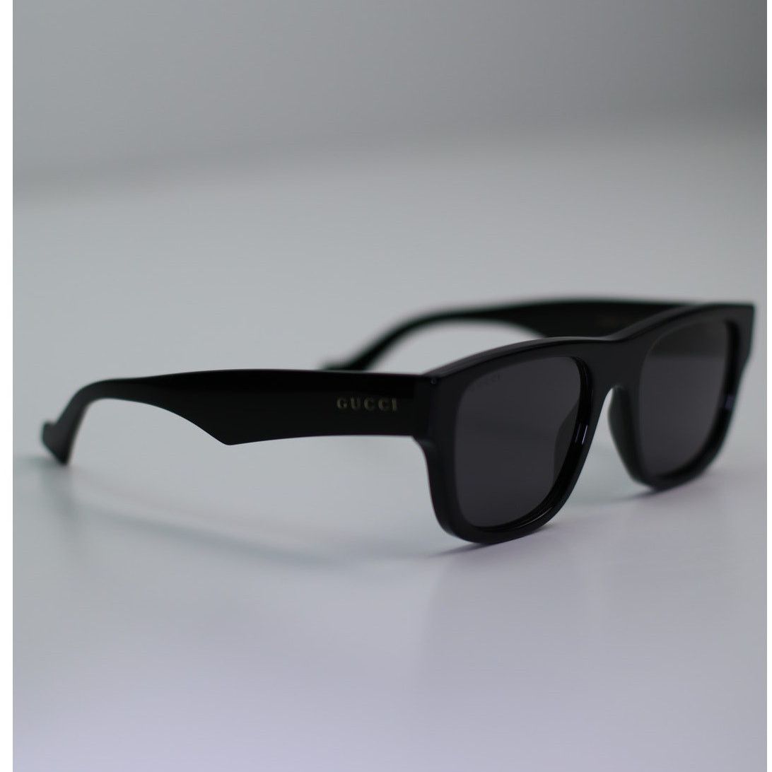 Gucci NEW Gucci Sunglasses GG1427S 001 Black Grey Men Authentic Size ONE SIZE - 4 Thumbnail