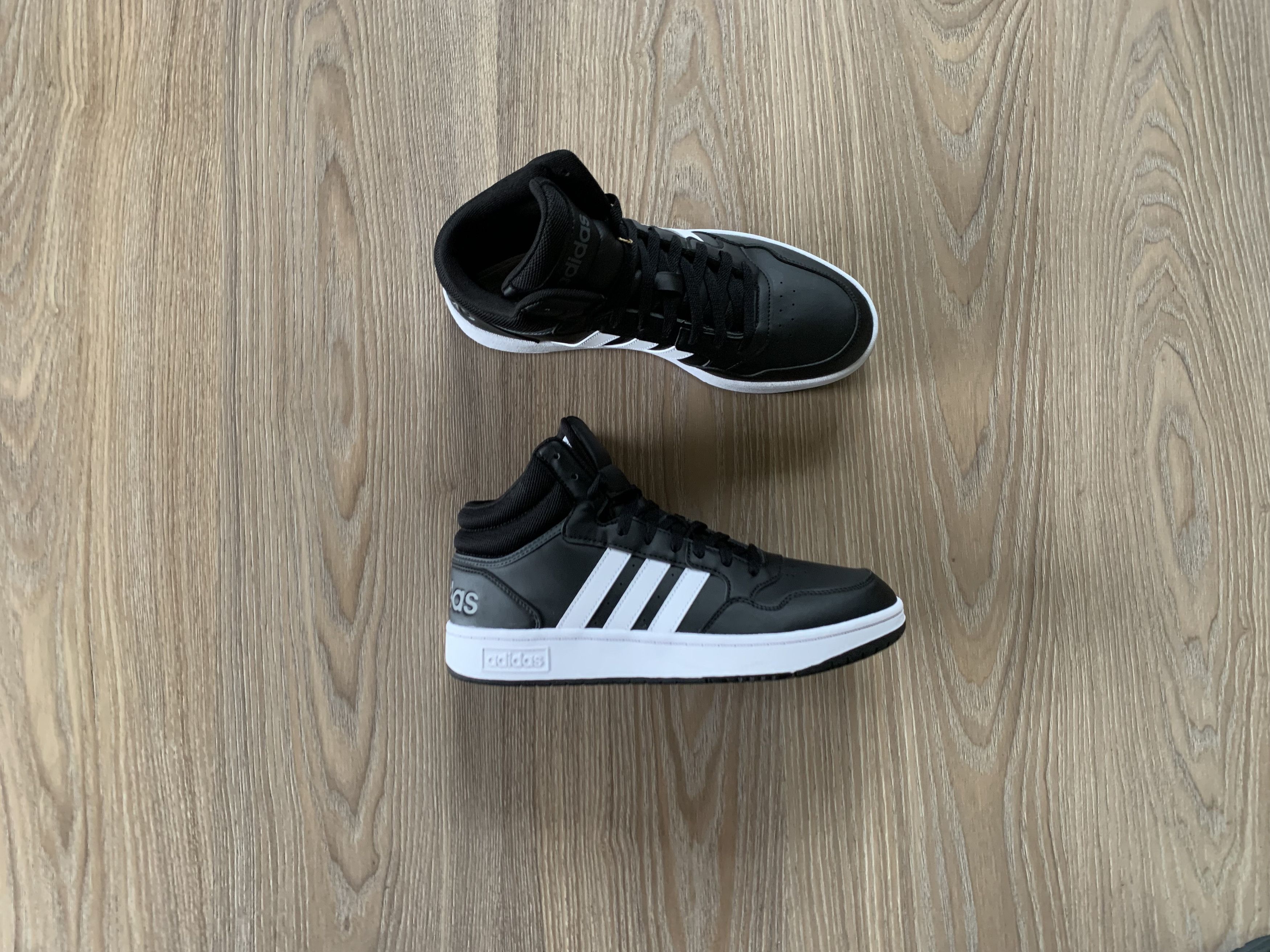 Adidas Adidas Hoops 3.0 Mid Black Sneakers Size US 10.5 / EU 43-44 - 1 Thumbnail