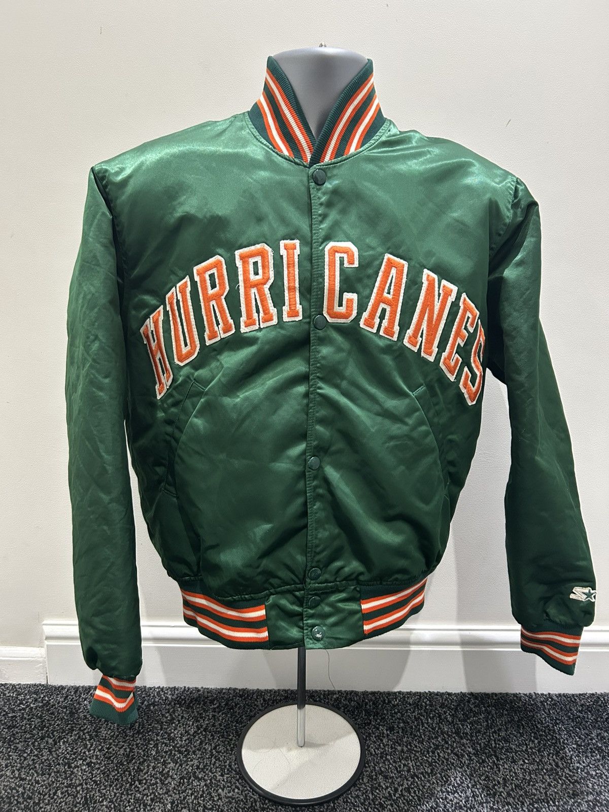 Starter Vintage Miami Hurricanes Starter Jacket Size US M / EU 48-50 / 2 - 1 Thumbnail