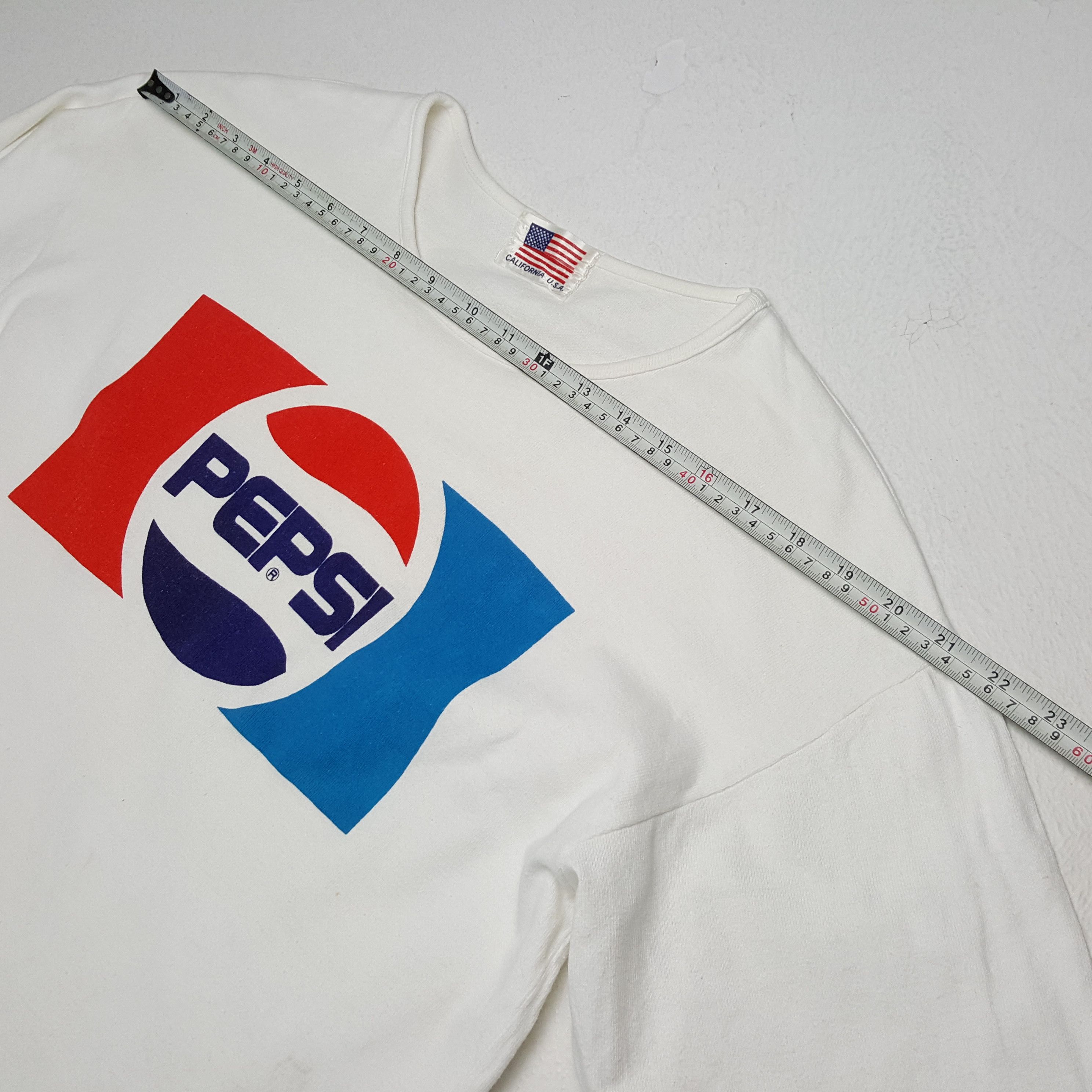 Pepsi × Vintage Vintage PEPSI Drinking Brand Long Sleeve T-Shirts Size US M / EU 48-50 / 2 - 4 Thumbnail