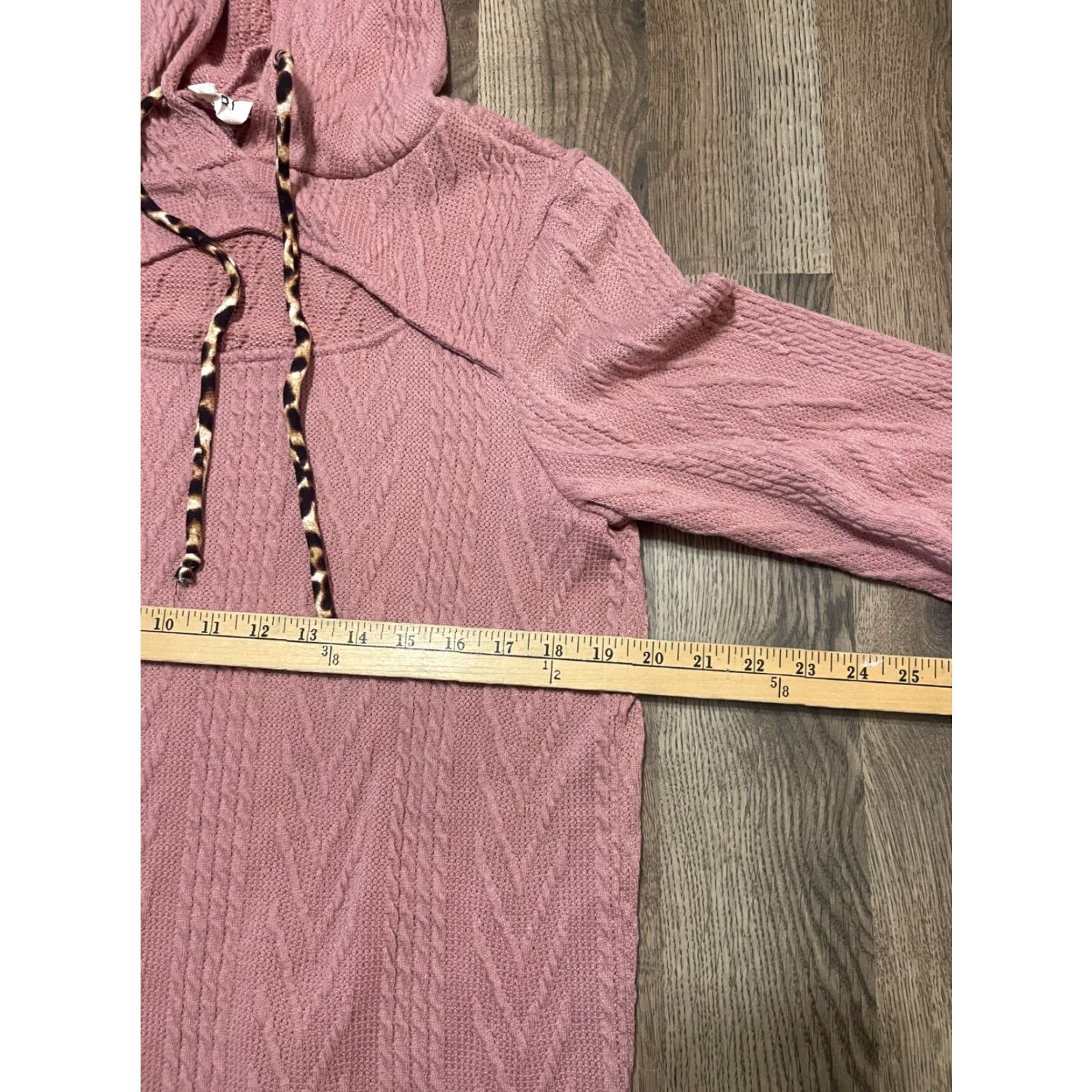 Vintage BIBI Hoodie Womens XL Pink Pullover Long Sleeve Front Cut Out Modern Casual VINTAGE? No (assume No) Size XL / US 12-14 / IT 48-50 - 6 Thumbnail