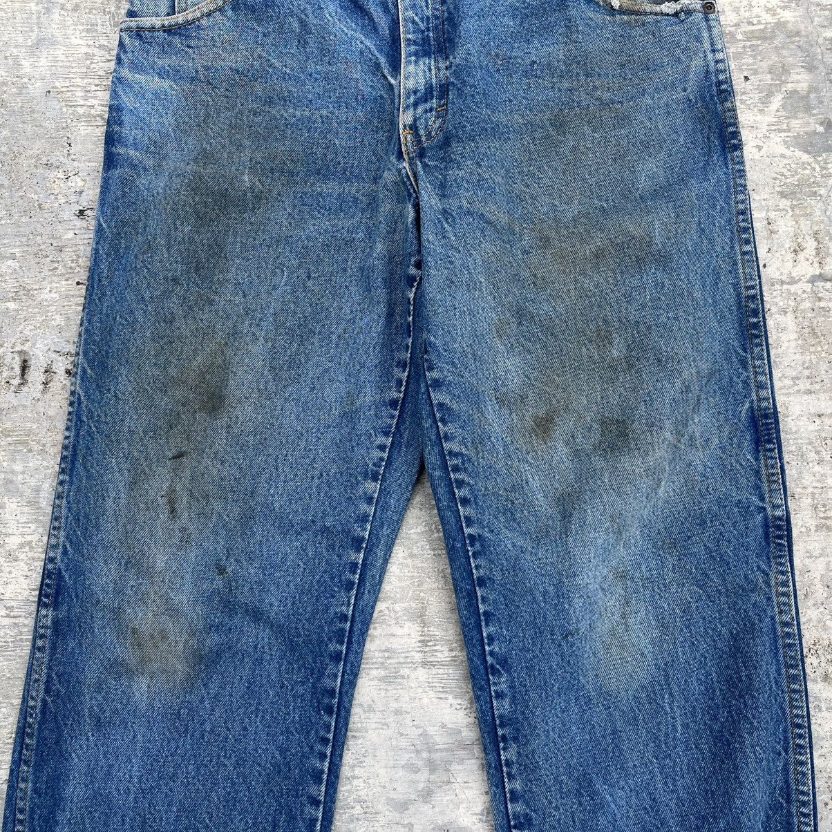 Dickies Vintage Dickies Dirty Denim Jeans Regular Fit Size 34x29 Size US 34 / EU 50 - 10 Thumbnail