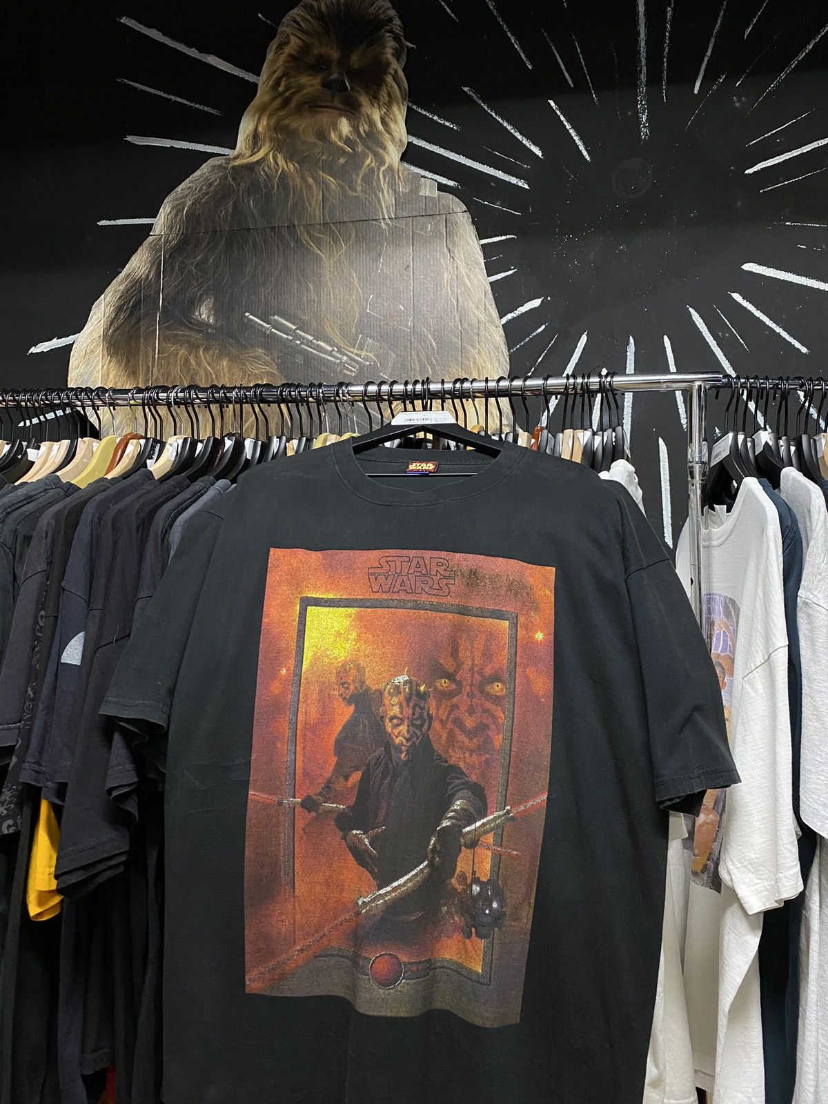 Vintage 90’s Vintage Darth Maul Star Wars tee Shirt XLarge Size US XL / EU 56 / 4 - 1 Thumbnail