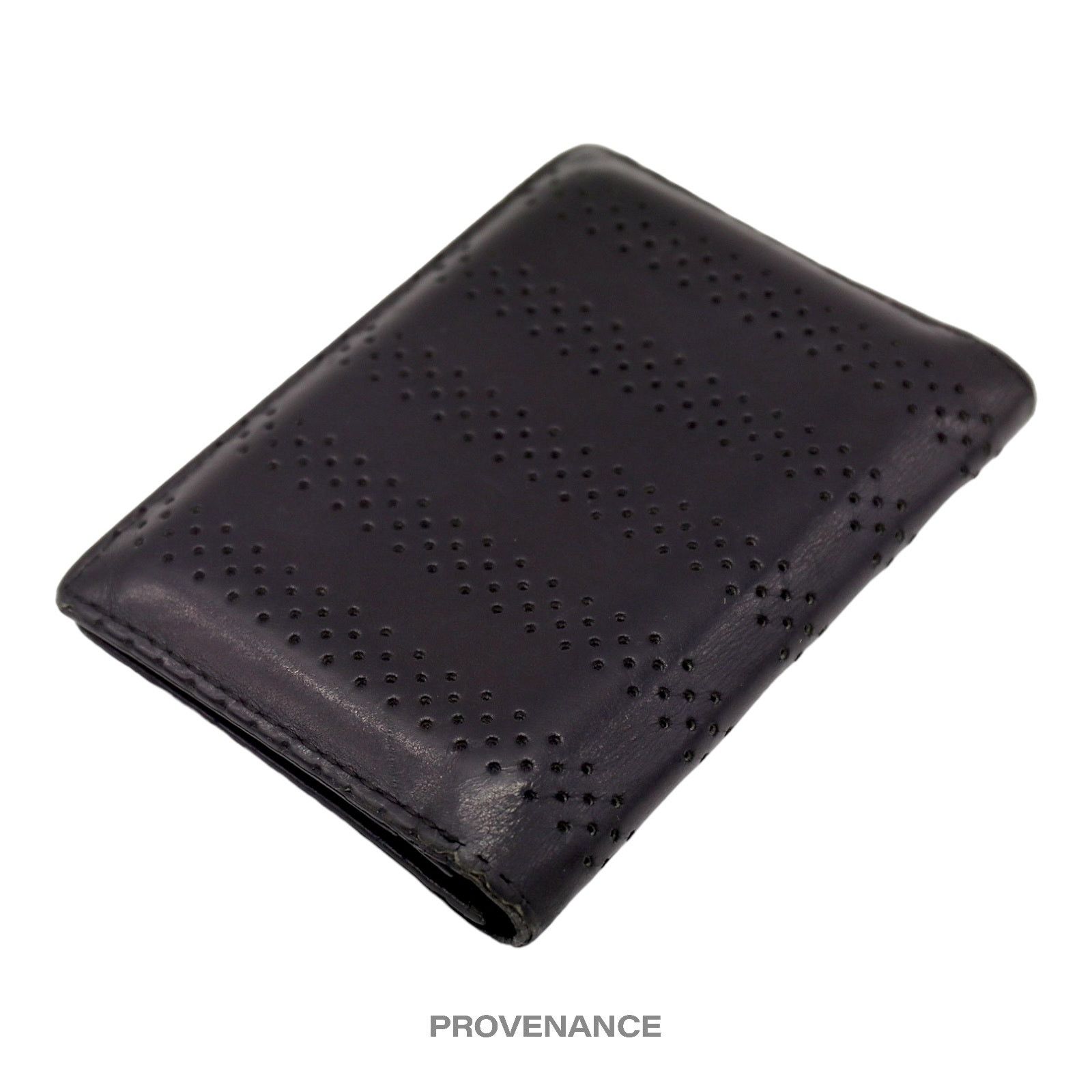 Dior 🔴 Dior Pocket Organizer Wallet - Perforated Black Leather Size ONE SIZE - 3 Thumbnail