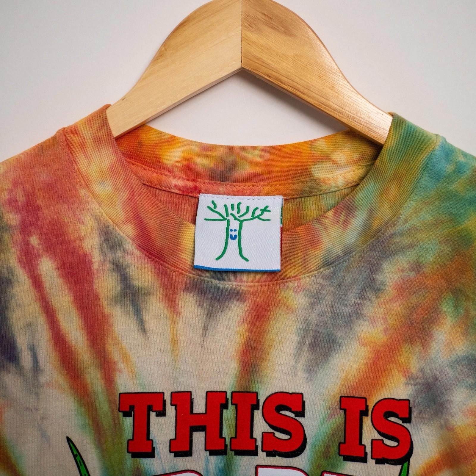 Online Ceramics Online Ceramics This Is Your Brain On Drugs Tie Dye Shirt L Size US L / EU 52-54 / 3 - 6 Thumbnail
