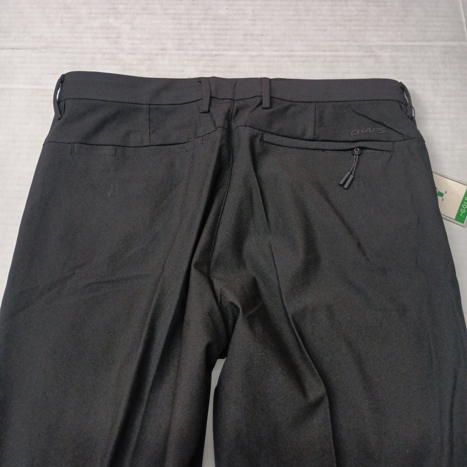Chaps Chaps Golf Slim Fit Pants Mens 30x30 Black Stretch Waistband Size US 30 / EU 46 - 7 Thumbnail