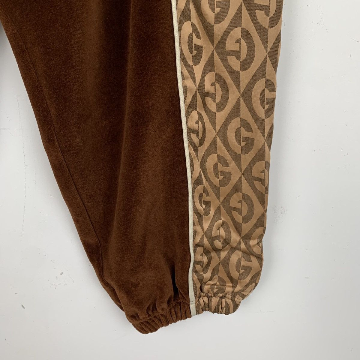 Gucci Gucci Brown Side Logo Printed Drawstring Casual Pants K26WX Size 26" / US 2 / IT 38 - 5 Thumbnail