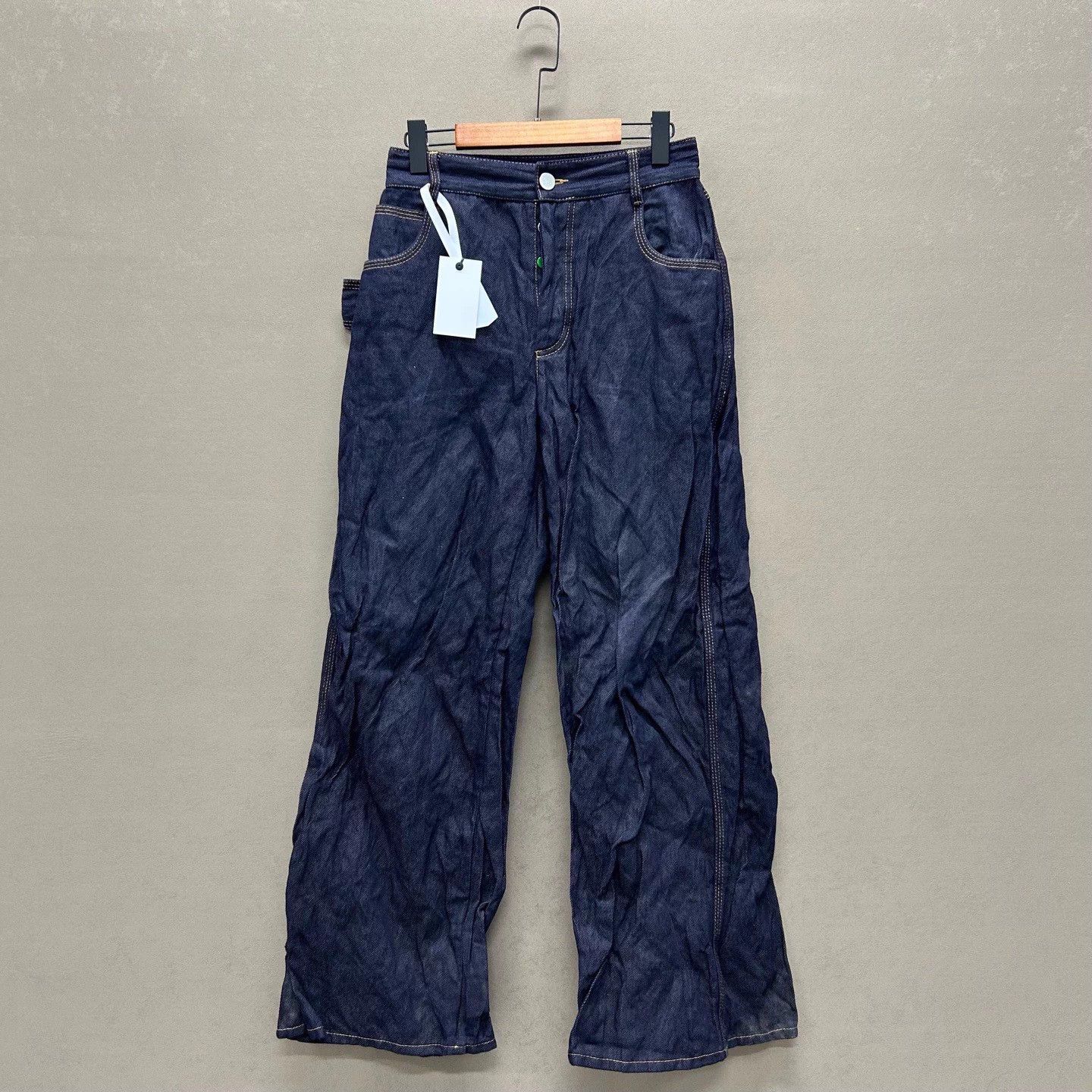 Bottega Veneta Bottega Veneta wrinkled effect jeans 99 new size 46 Size US 30 / EU 46 - 1 Thumbnail