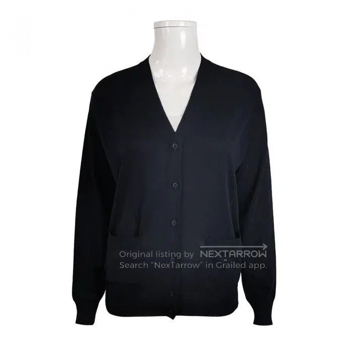 Prada prada v-neck long sleeve knit cardigan. Size US S / EU 44-46 / 1 - 1 Thumbnail