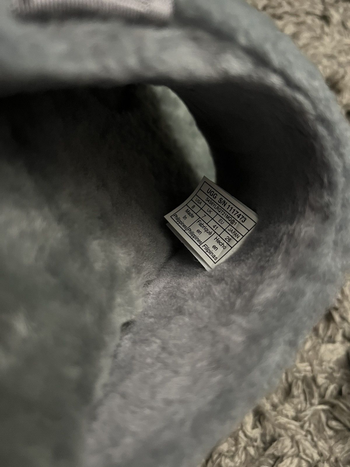 Ugg UGG Fluff You slip on - grey Size US 8 / EU 41 - 8 Thumbnail