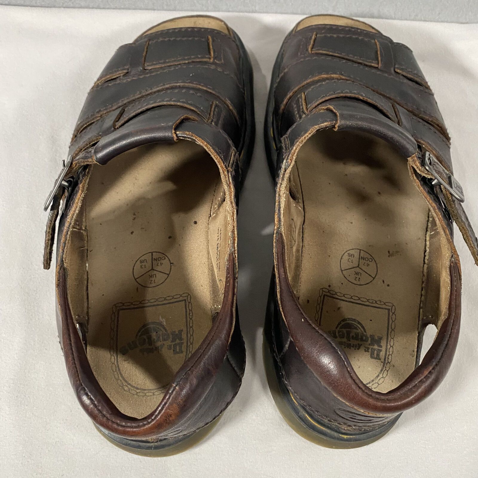Dr. Martens Vtg Dr Doc Martens Leather Fisherman Sandal England Mens 13 Size US 13 / EU 46 - 8 Thumbnail