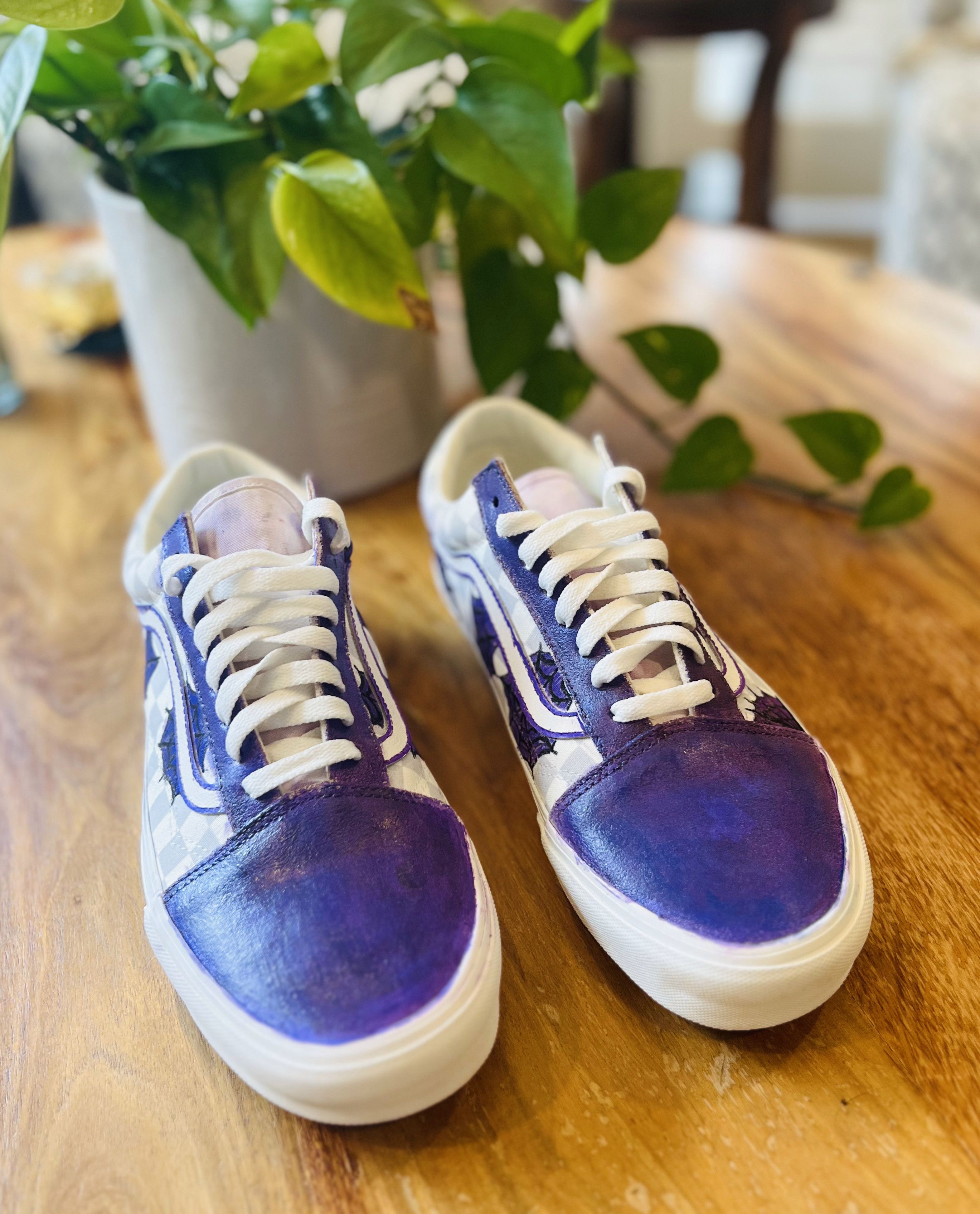 Vans Men's Custom Vans Old Skool sz 10.5 Brand New Size US 10.5 / EU 43-44 - 3 Thumbnail