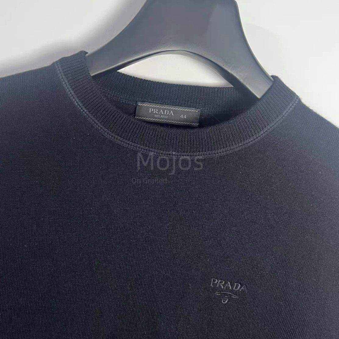 Prada Sz 44 Prada Logo Stitch Knitwear Sweater-2508 Size US S / EU 44-46 / 1 - 3 Thumbnail