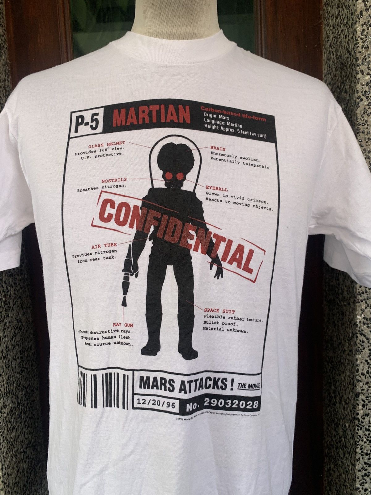 Warner Bros Vintage 90s Mars Attacks Warner Bros Comedy Movie T shirt Size US M / EU 48-50 / 2 - 2 Thumbnail