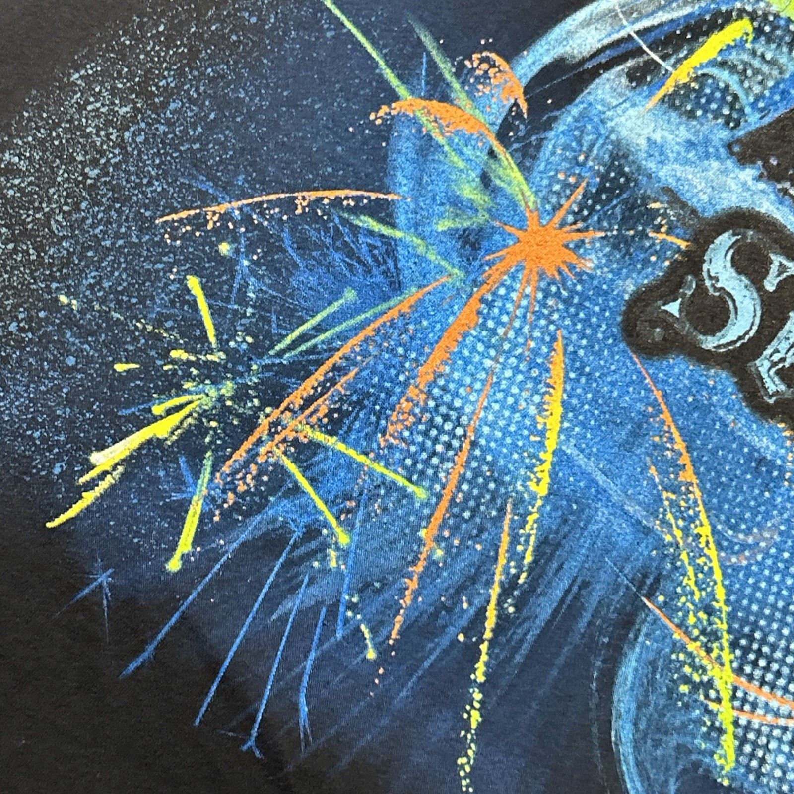 Quiksilver Sea World Orca Retro Print Shirt Men 2XL Ocean Surfing Surf Size US XXL / EU 58 / 5 - 7 Thumbnail