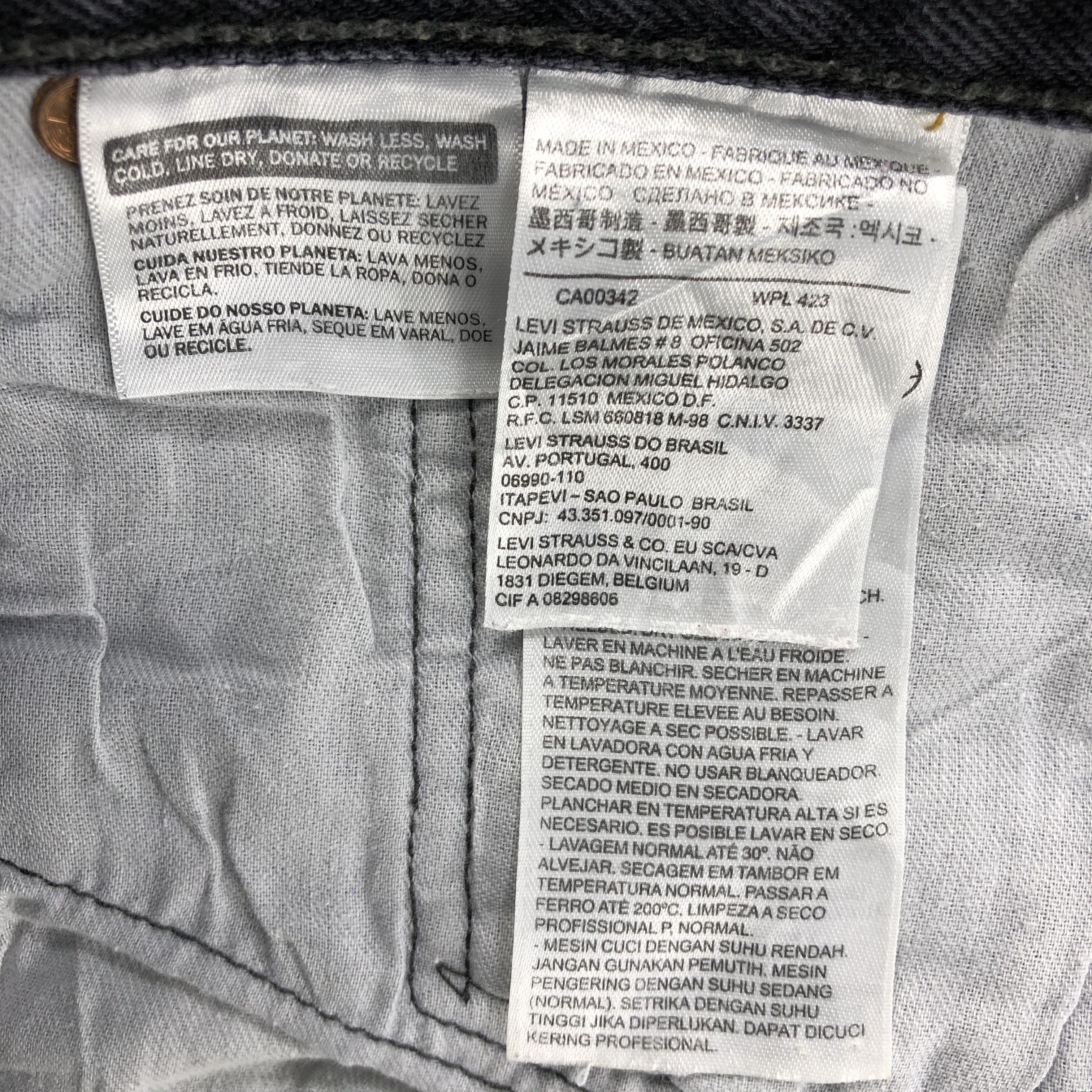 Levi's Vintage Distress Levis 501 Jeans-J1406 Size US 42 / EU 58 - 11 Thumbnail