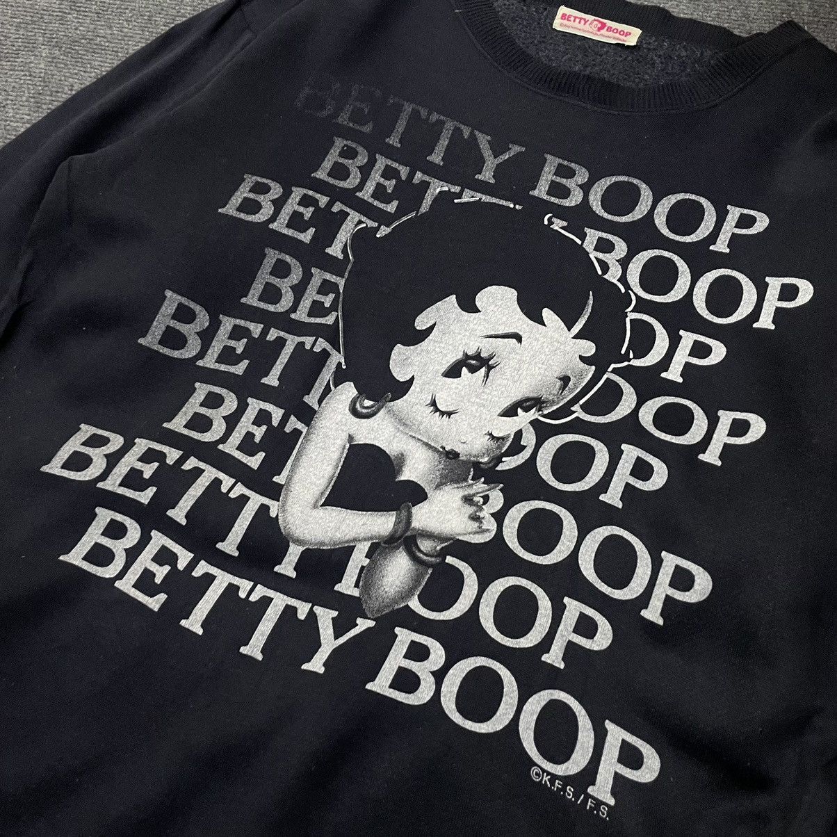 Cartoon Network × Vintage Vintage 1990s Betty Boop Sweatshirt Size US L / EU 52-54 / 3 - 2 Thumbnail