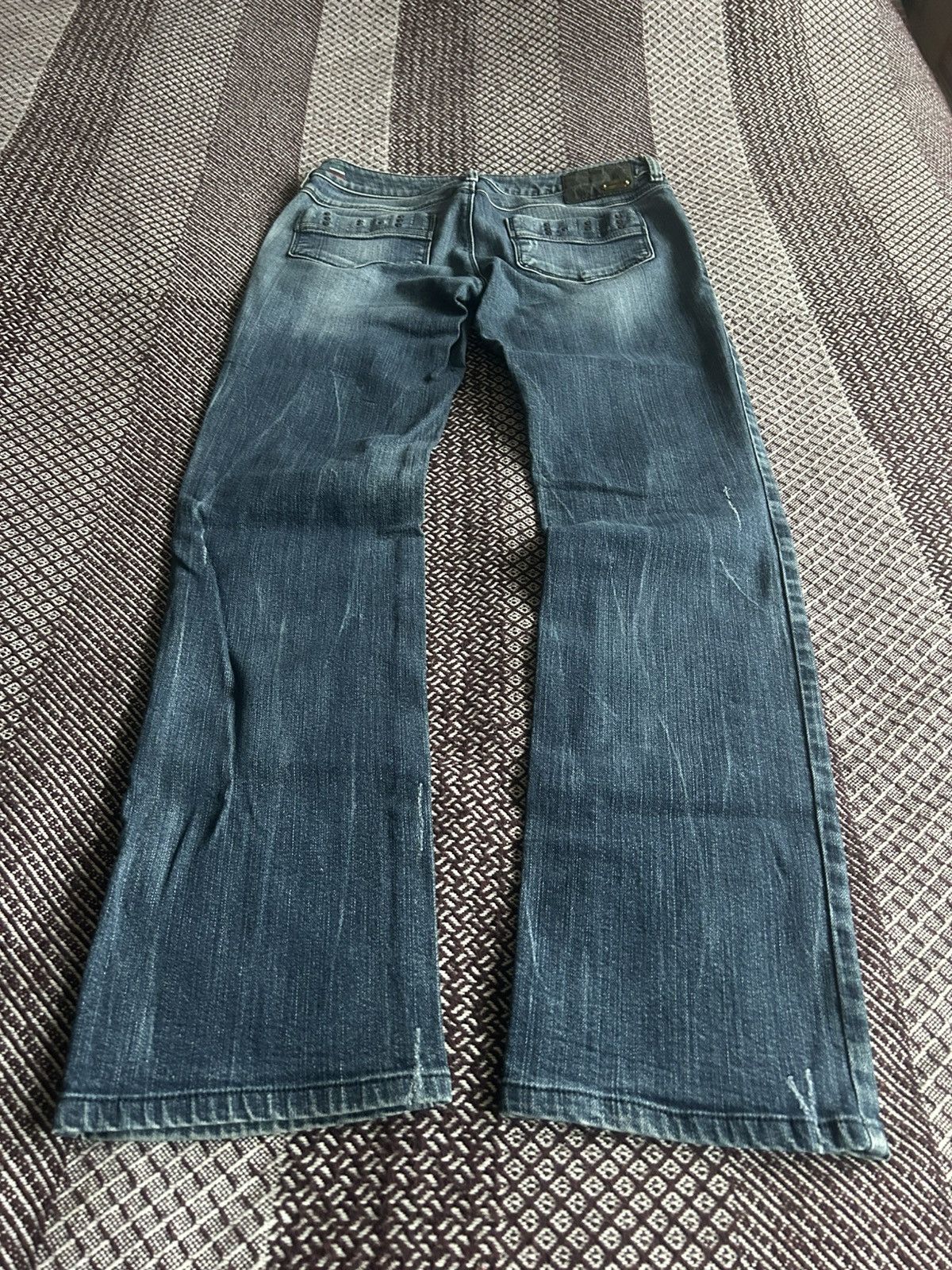 Diesel Vintage Diesel Wenga Washed Denim Jeans Distressed Size W29 Size 29" - 11 Thumbnail
