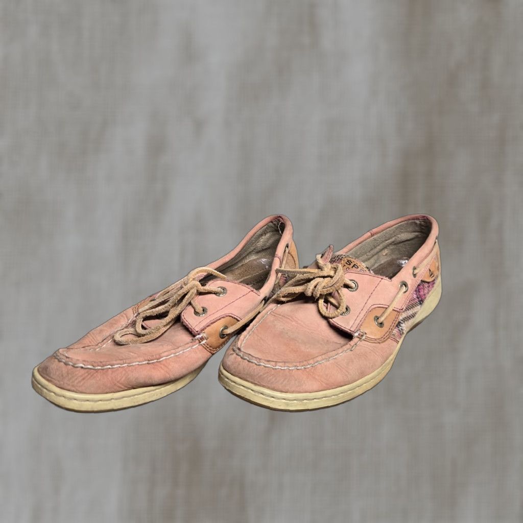 Sperry Sperry Top Sider Pink Boat Leather Shoes Adult Women's Size 9M - Boat Shoes - Pink - Leather - Sperry Top Sider - Women - Size 9M Size M / US 6-8 / IT 42-44 - 1 Thumbnail