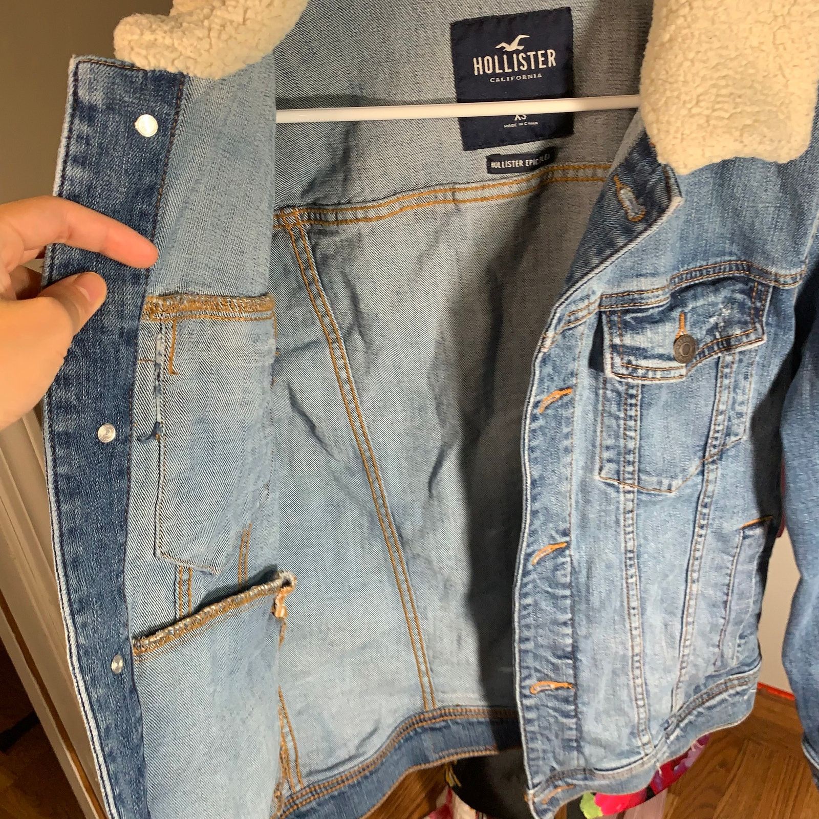 Hollister Hollister Women's Jeans Jacket Size XS Size XS / US 0-2 / IT 36-38 - 4 Thumbnail