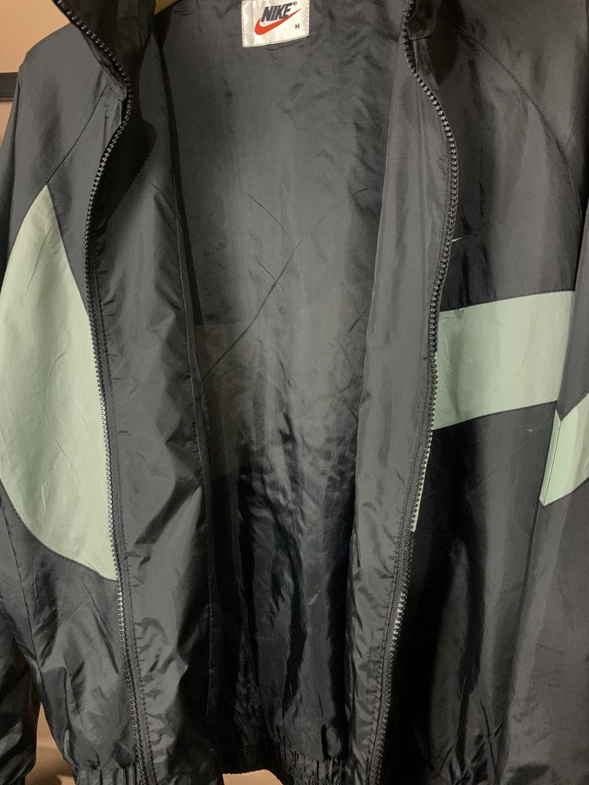 Nike 🐍 SOLD 🐍Vintage 90s Nike Big Swoosh Winbreaker Jacket 🔥 Size US M / EU 48-50 / 2 - 10 Thumbnail