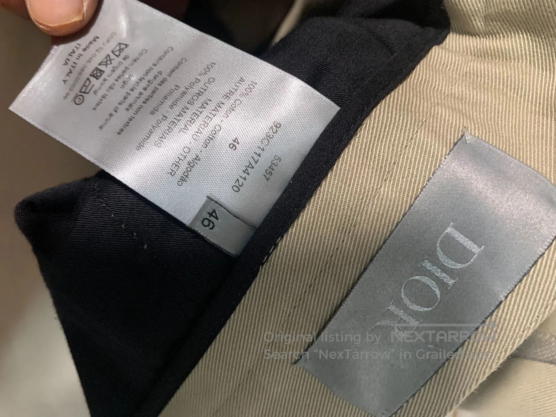 Dior Dior Men's Casual Khaki Pants Size 46. Size US 40 / EU 56 - 6 Thumbnail