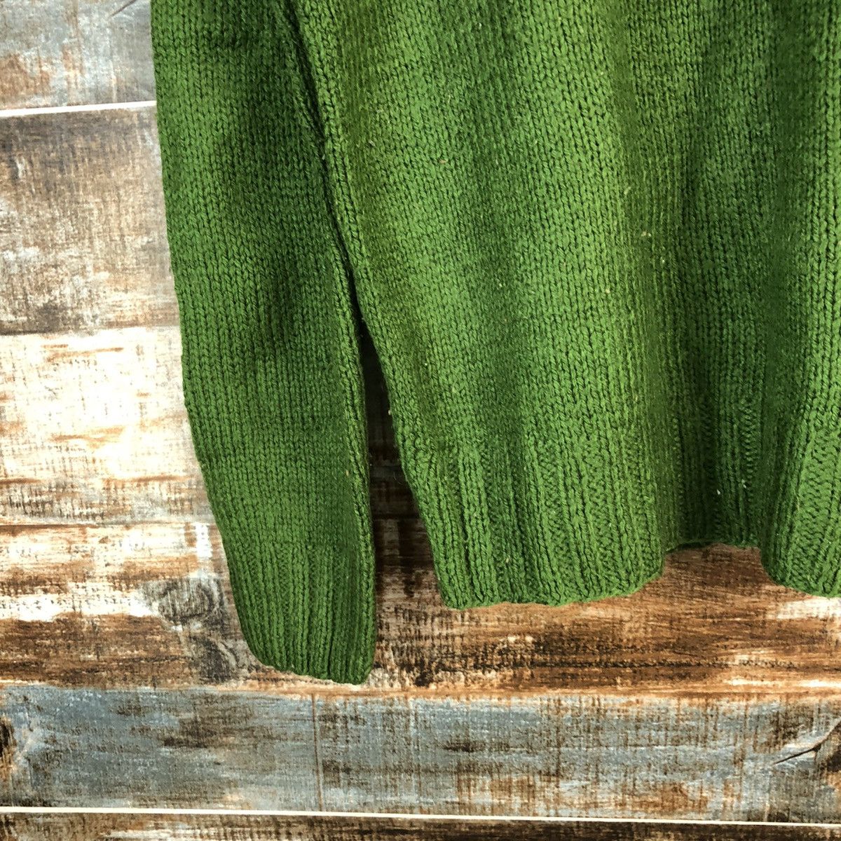 Homespun Knitwear × Japanese Brand Japanese Brand Green vintage Knitwear #A1651 Size S / US 4 / IT 40 - 7 Thumbnail