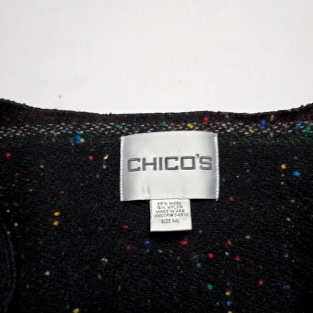 Chicos Vintage Poncho Cardigan Chico's Oversized Women Sweater Size L / US 10 / IT 46 - 5 Thumbnail