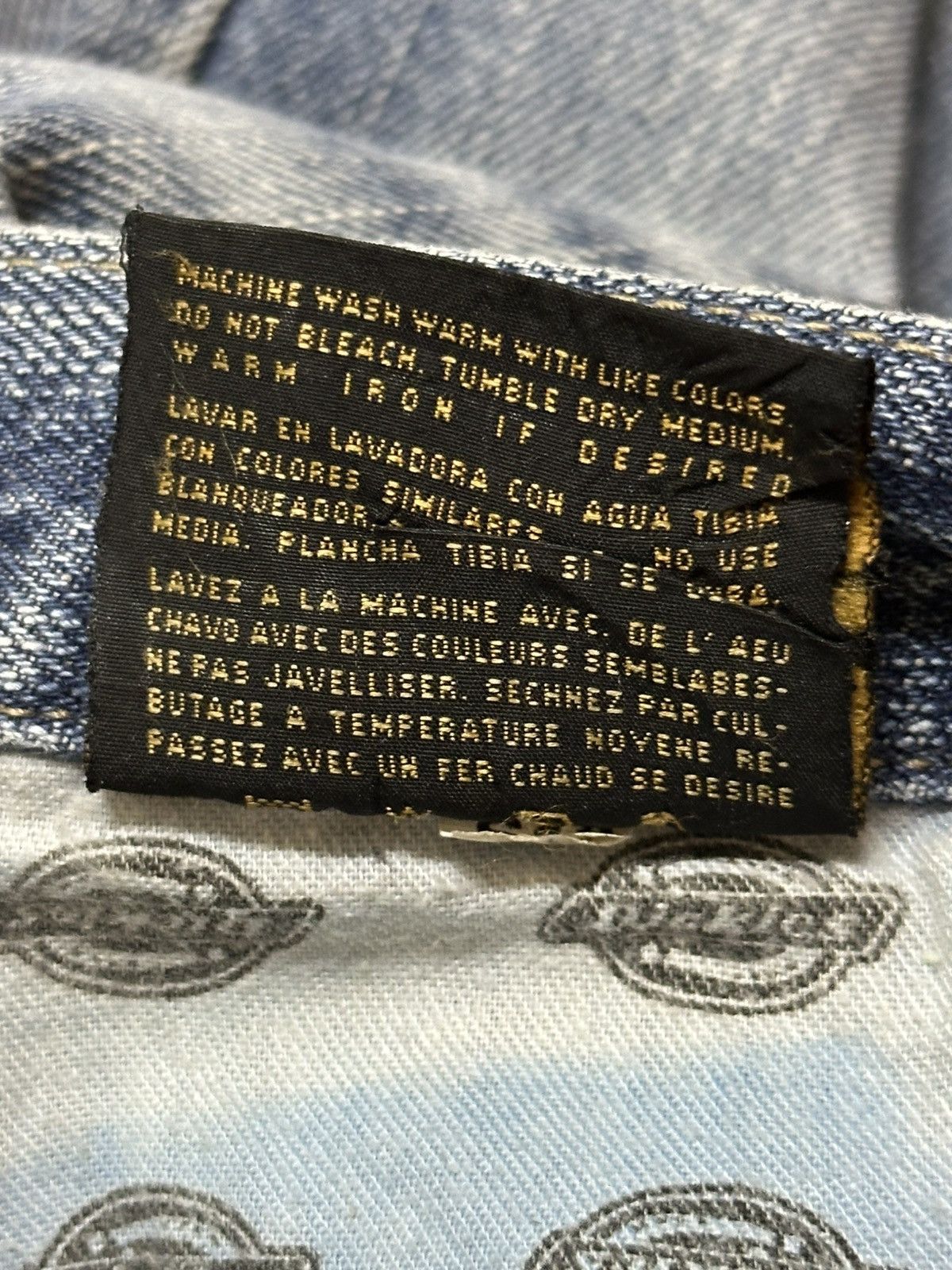 Dickies Vintage Dickies Faded Wash Whiskers Style Wide Leg Baggy Size US 34 / EU 50 - 11 Thumbnail
