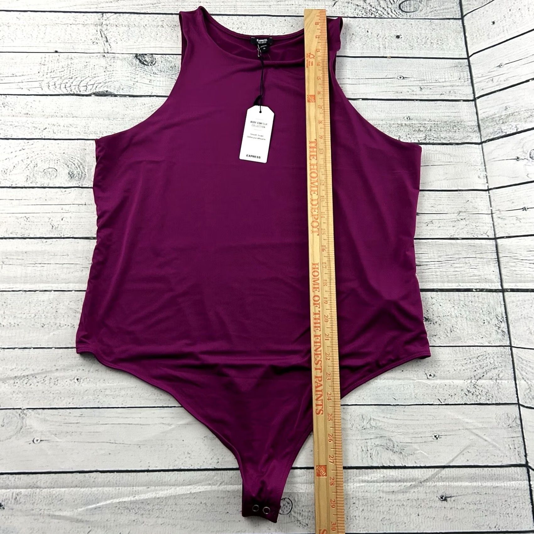 Express VINTAGE Express Tank Top Women XL Purple Sleeveless Shirt (Express) Size XL / US 12-14 / IT 48-50 - 4 Thumbnail
