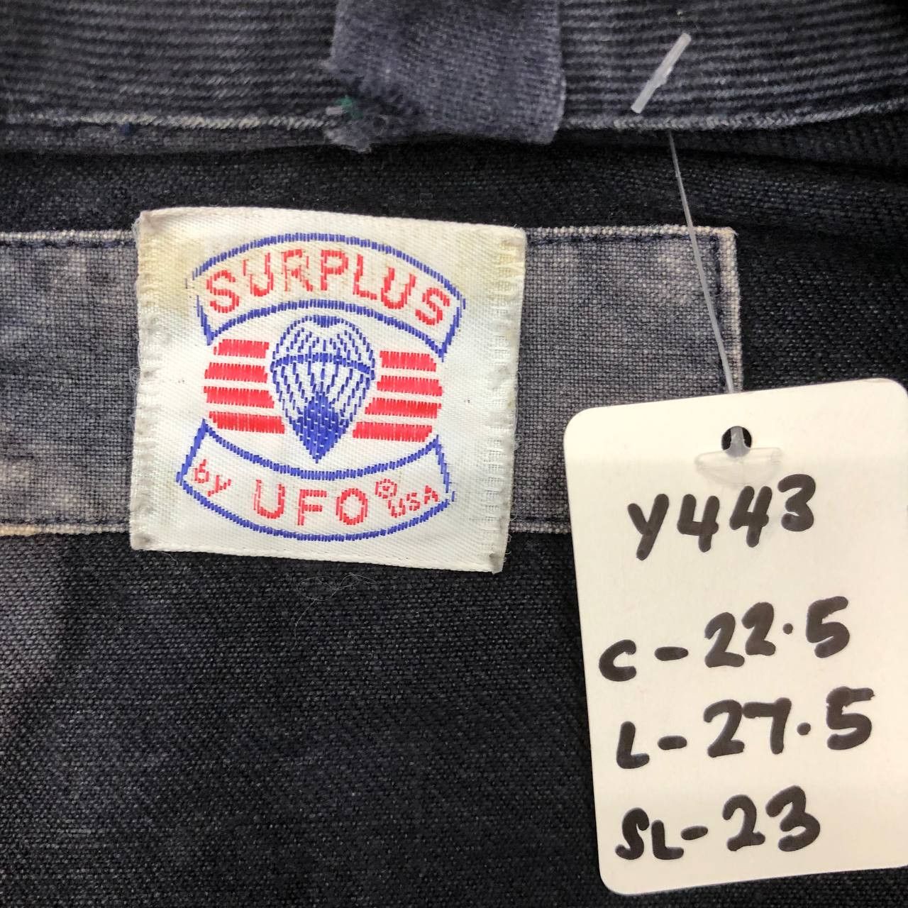 Other Y443 VTG SURPLUS BY UFO ACIDWASH DENIM JACKET Size US M / EU 48-50 / 2 - 7 Thumbnail