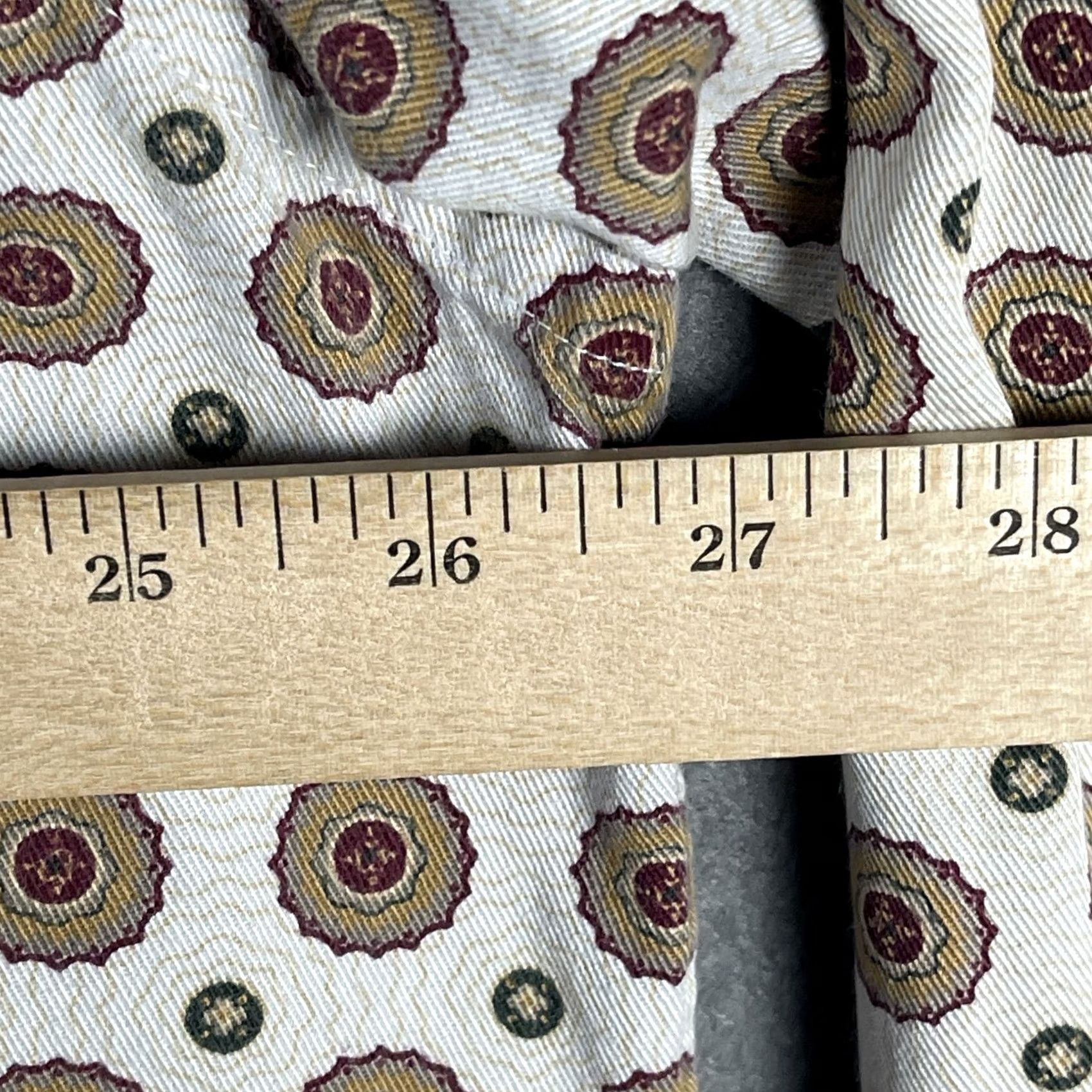 Vintage Cambridge Classics Shirt Mens XL Beige Brown Geometric Print Button Up Pocket Shirt Size US XL / EU 56 / 4 - 5 Thumbnail